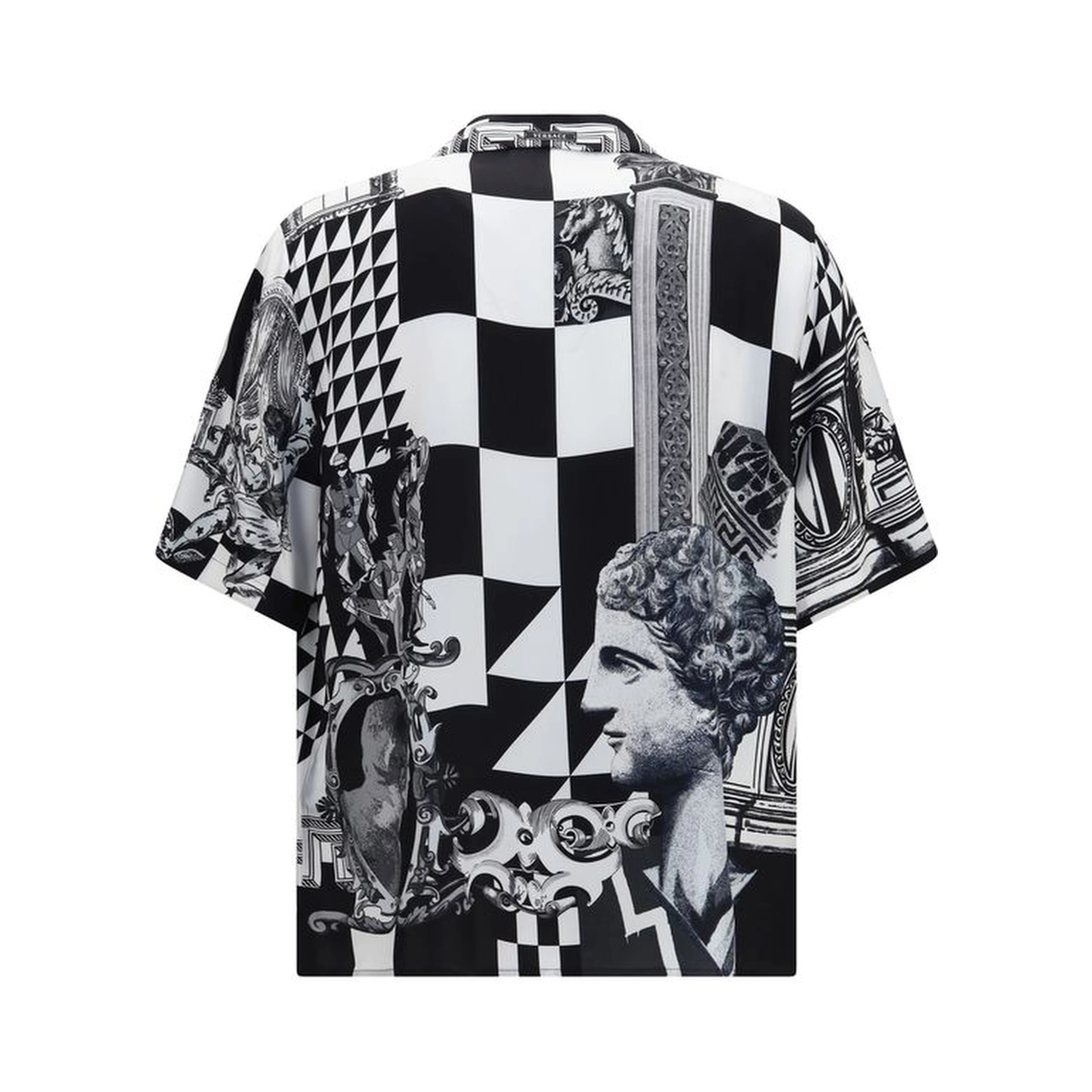 Black Silk Shortsleeve Shirt