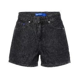 Black Denim Shorts