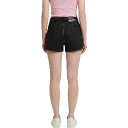 Black Denim Shorts