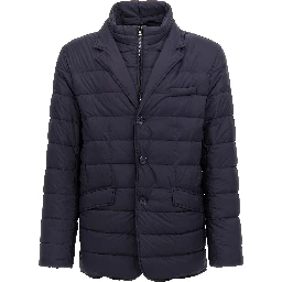 Blue Polyamide Jacket
