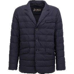 Blue Polyamide Jacket