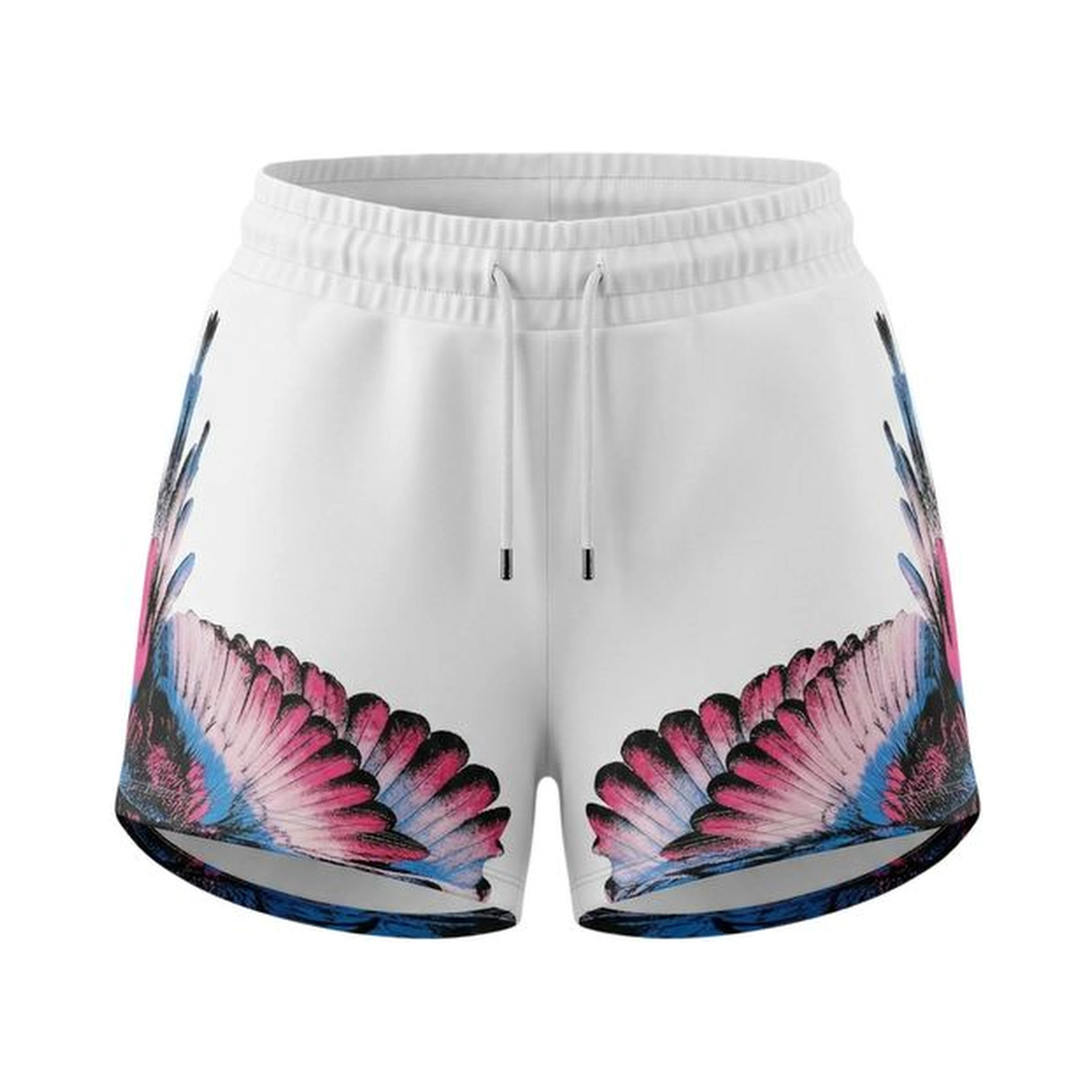 White Cotton Short And Mini Shorts