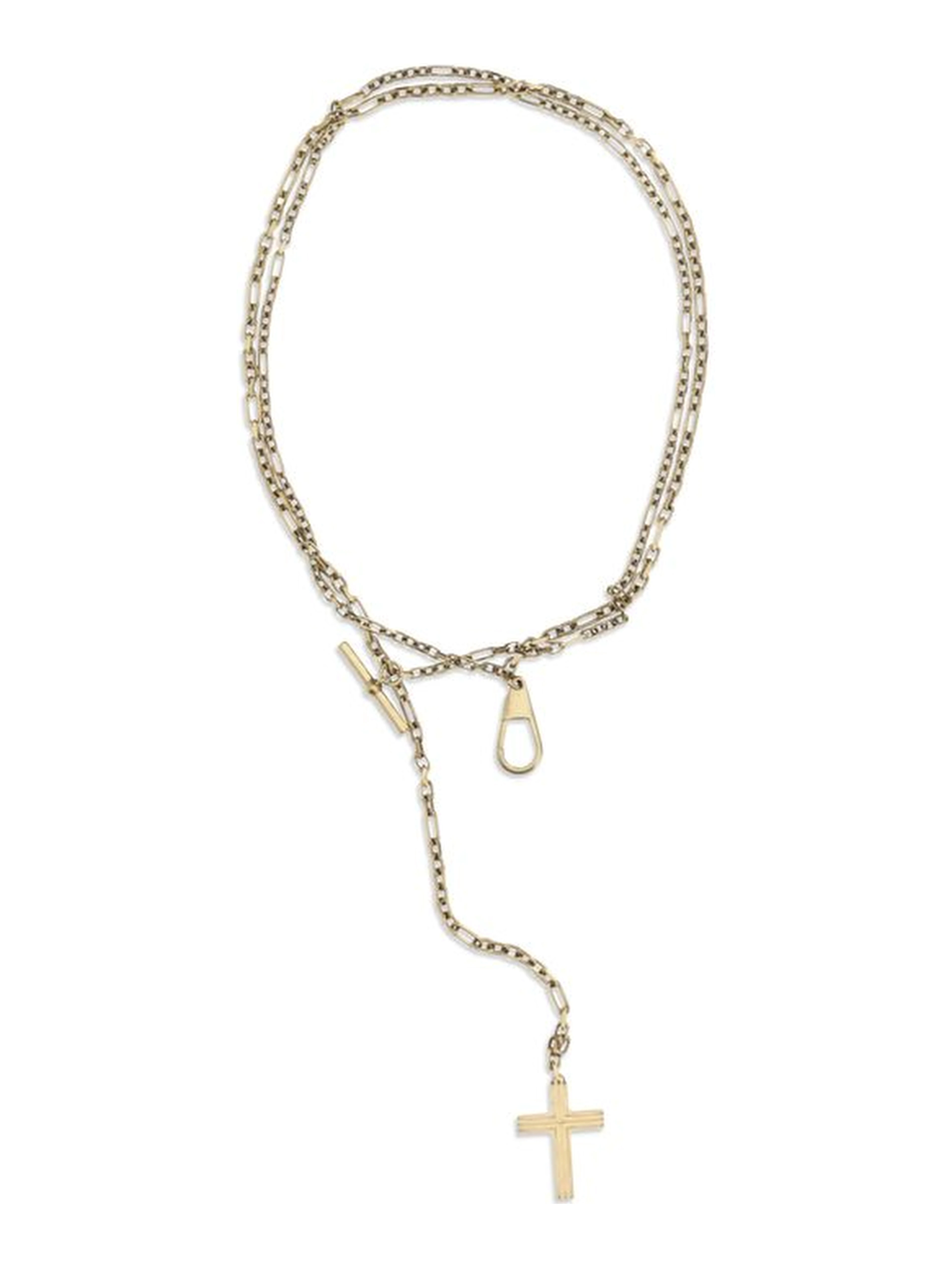 Gold Brass Keychain
