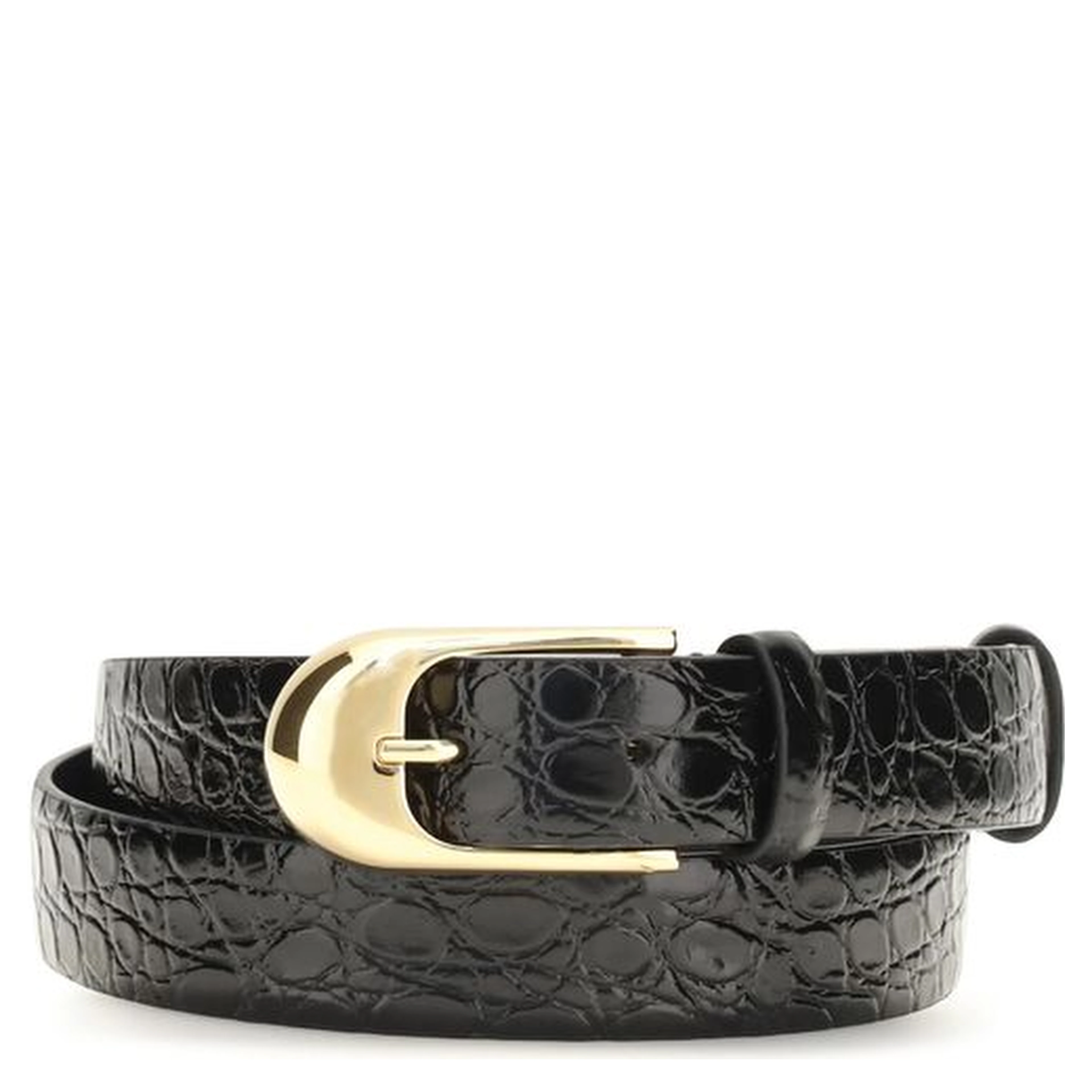 Black Calf Leather Bos Taurus Regular Belt