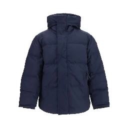 Blue Recycled Polyester Parka