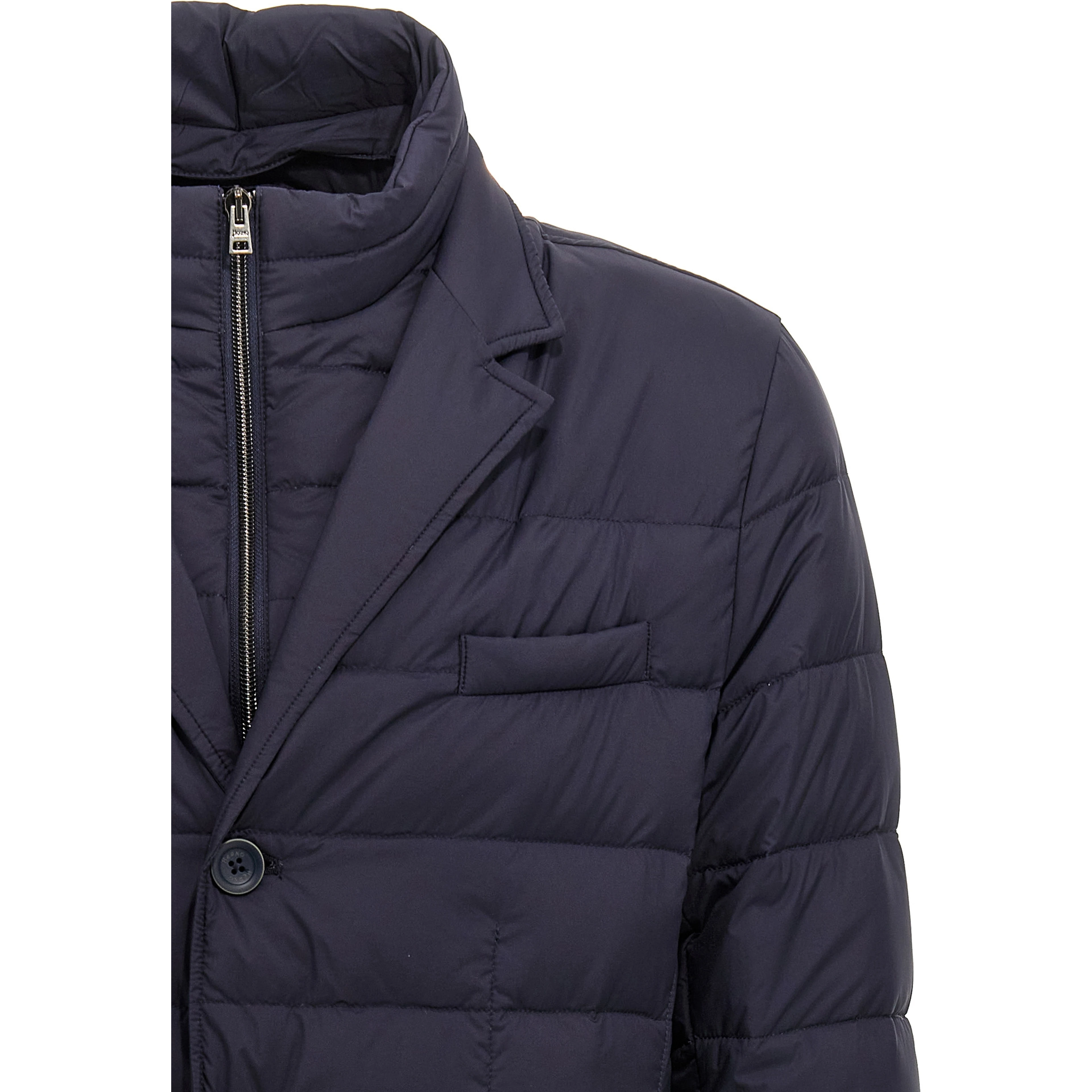 Blue Polyamide Jacket