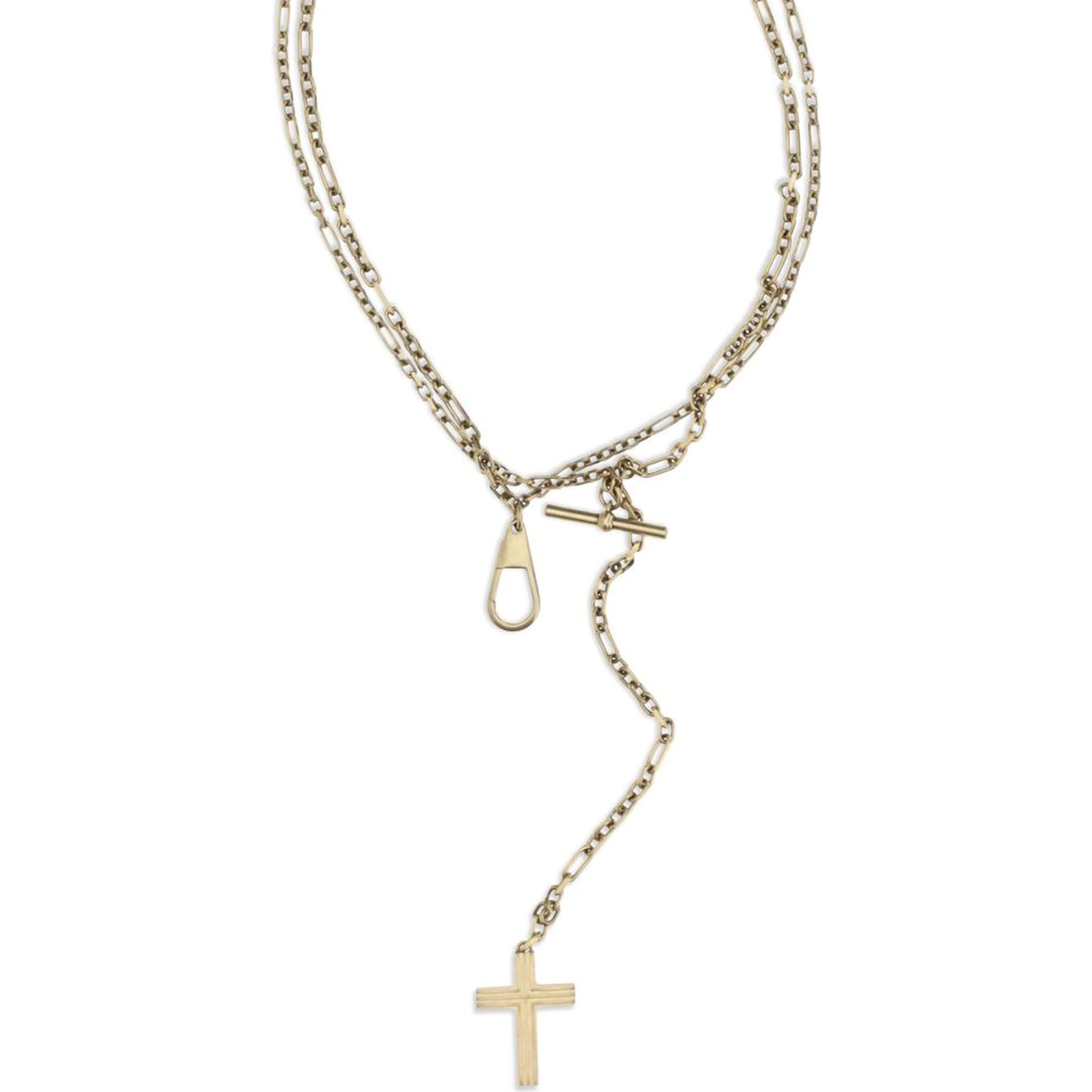 Gold Brass Keychain