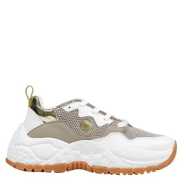Bicolor Polyethylene Athletic Sneakers