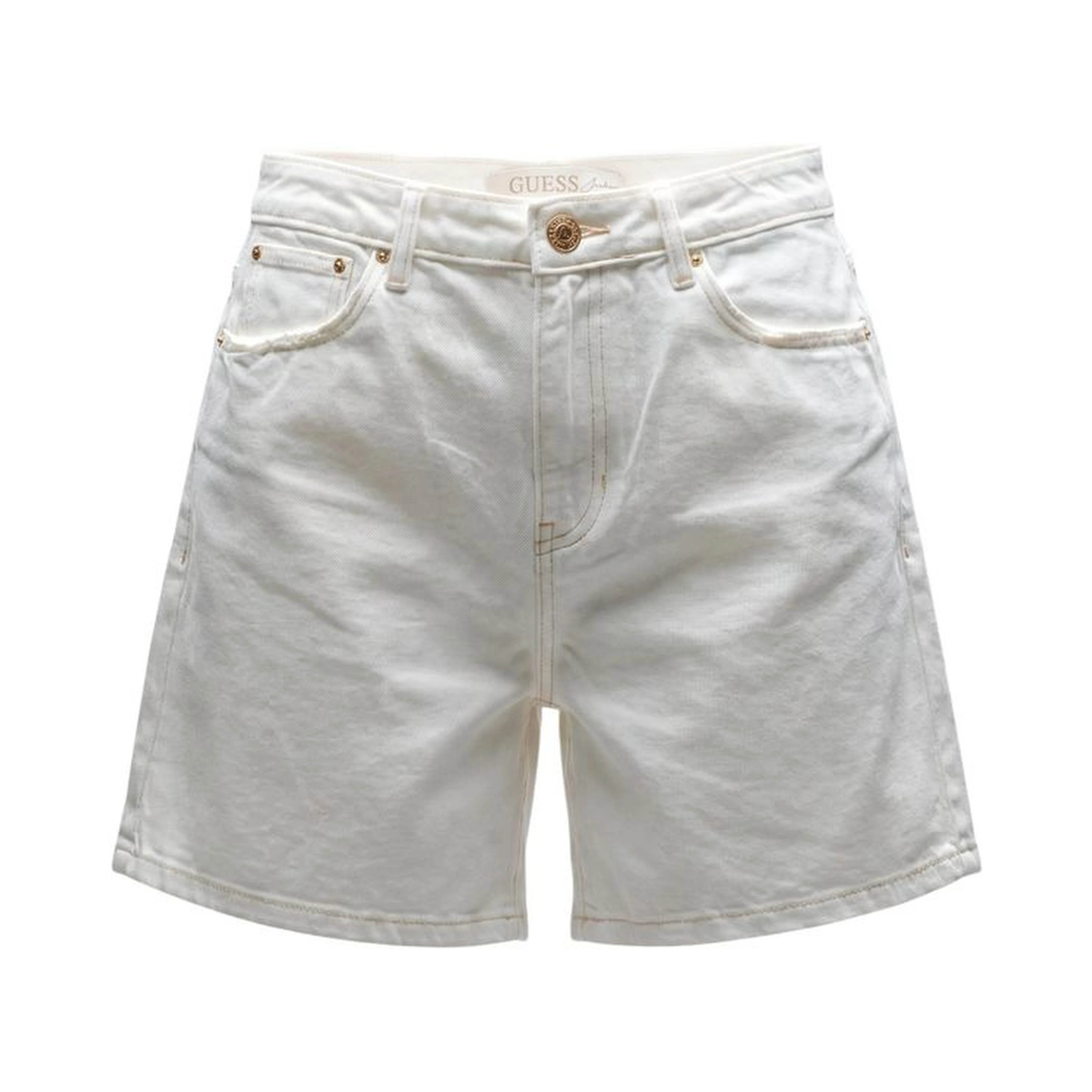 Cream Cotton Short And Mini Shorts