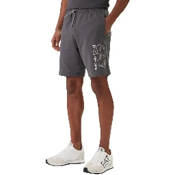 Gray Cotton Bermuda Shorts