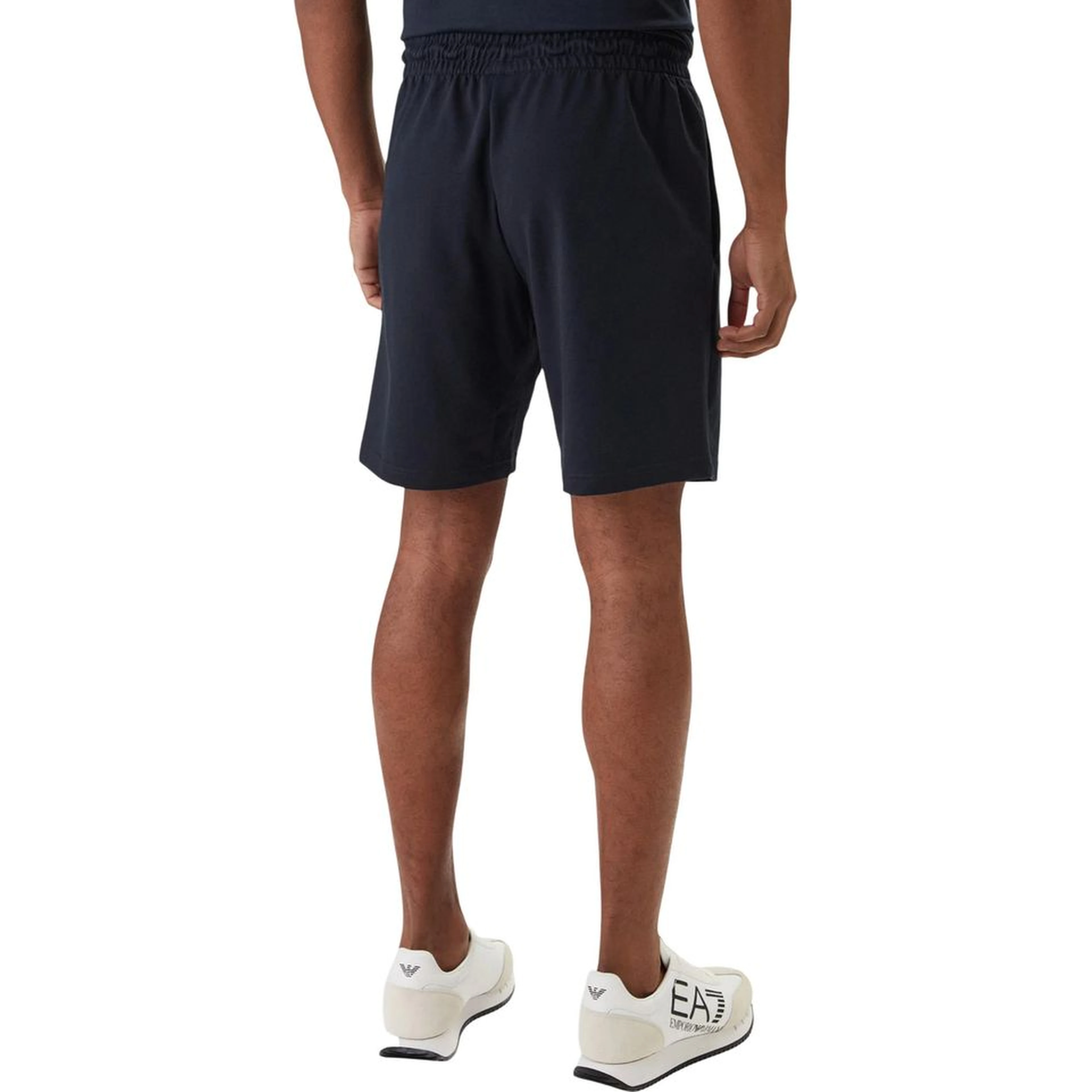Blue Cotton Bermuda Shorts