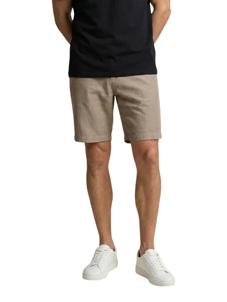 Green Cotton Bermuda Shorts