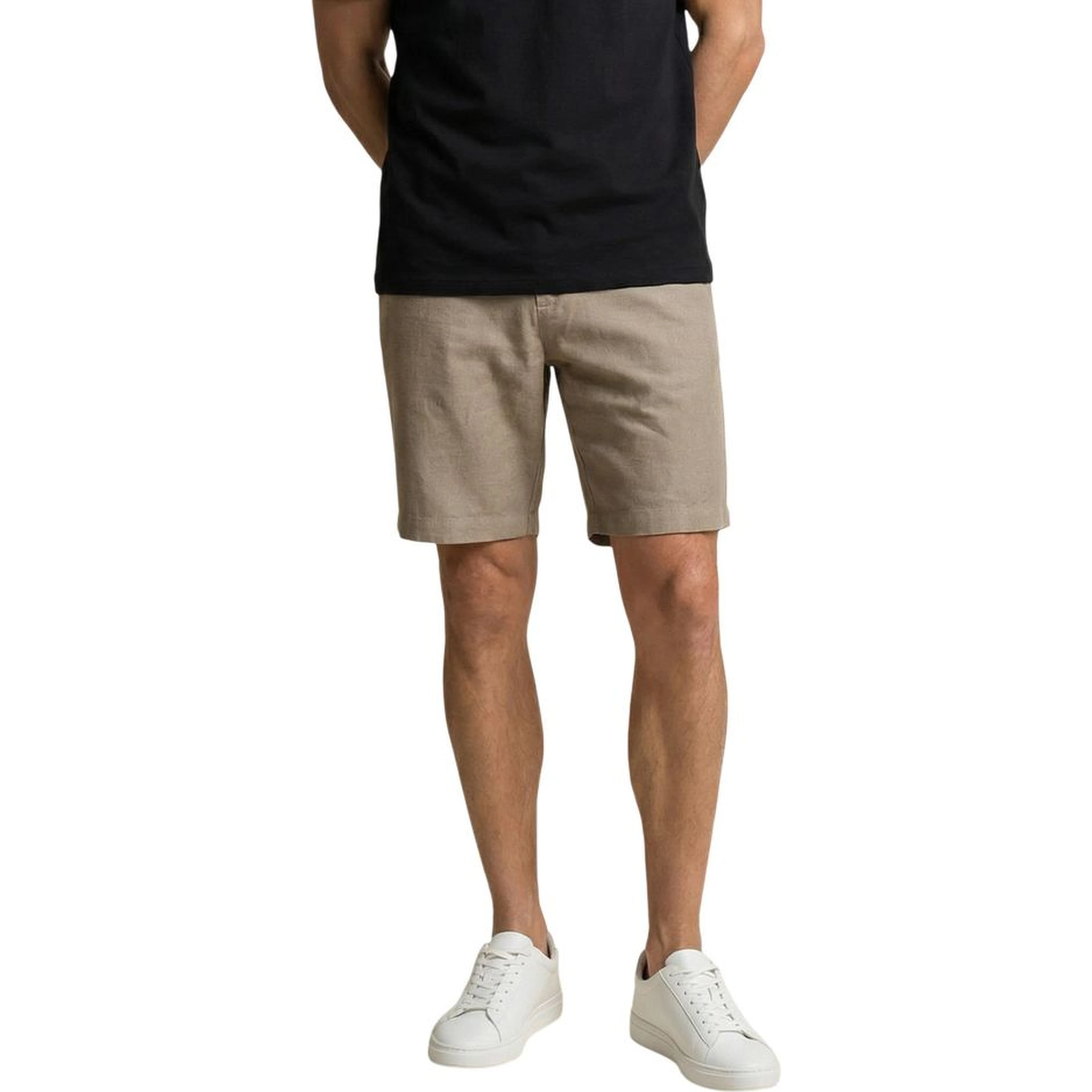 Green Cotton Bermuda Shorts