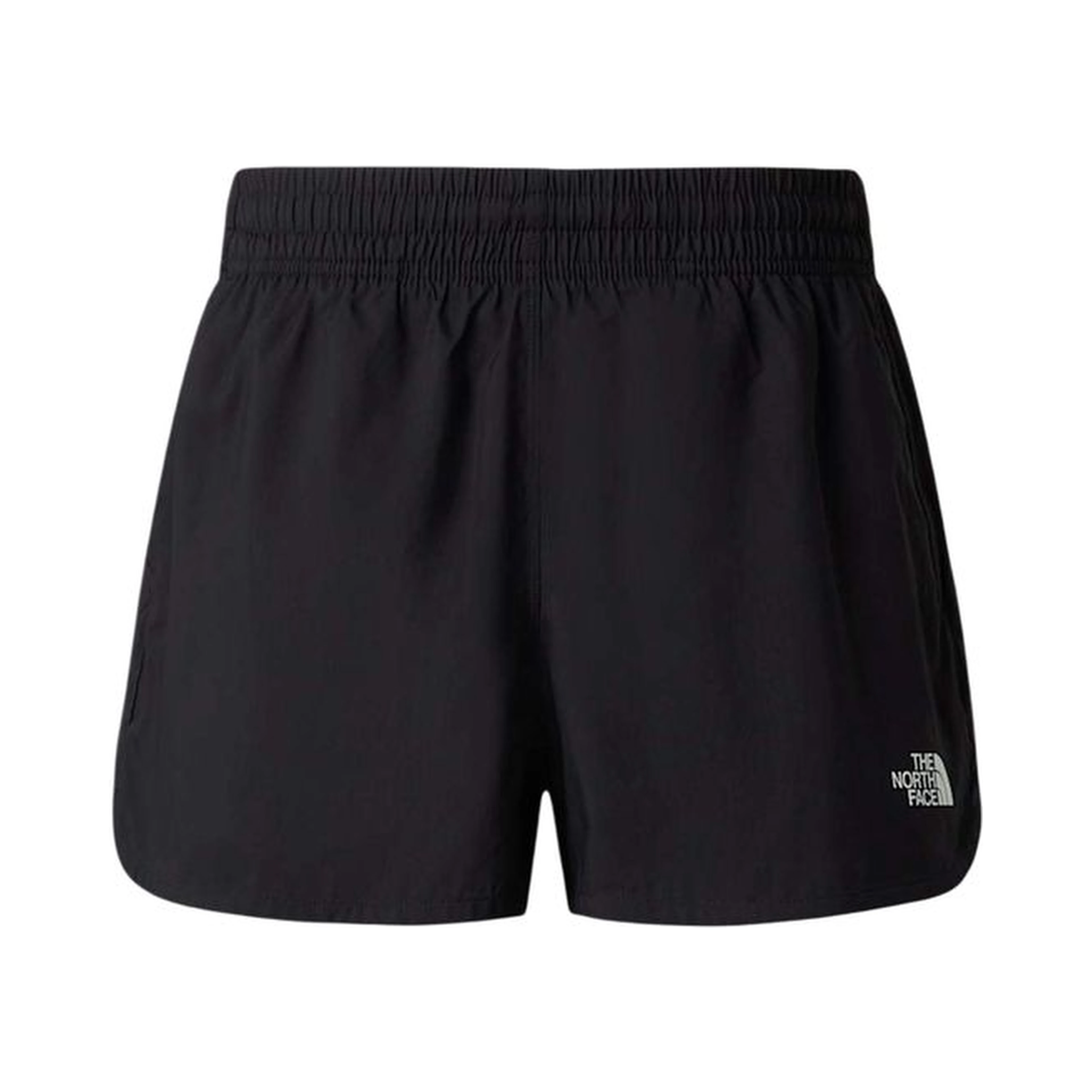 Black Recycled Polyester Knee Length