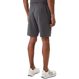 Gray Cotton Bermuda Shorts
