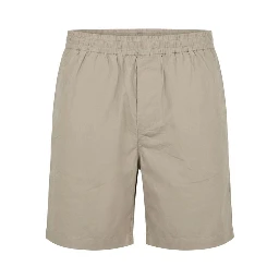 Beige Cotton Knee Length