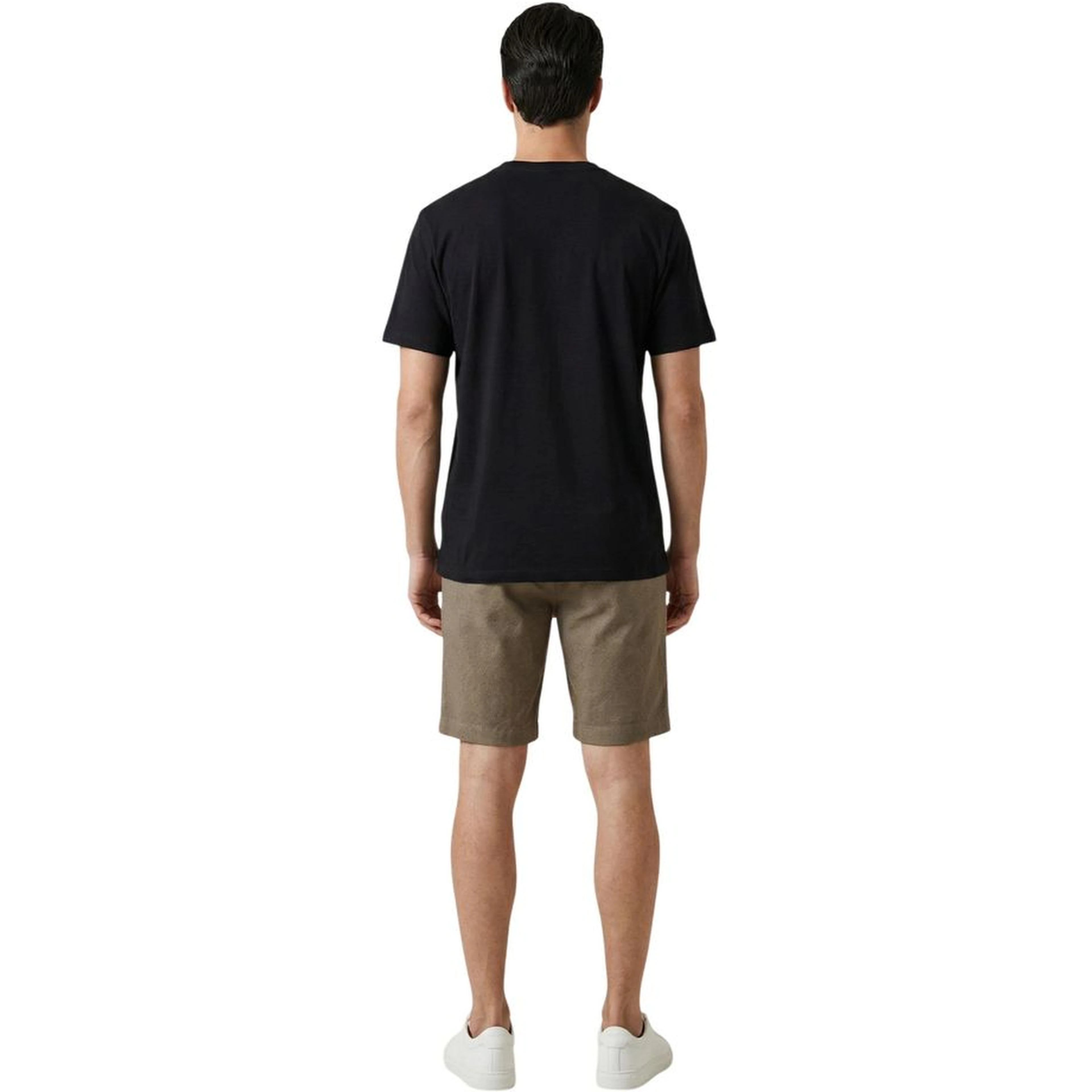 Green Cotton Bermuda Shorts