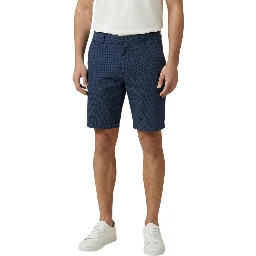 Blue Cotton Shorts