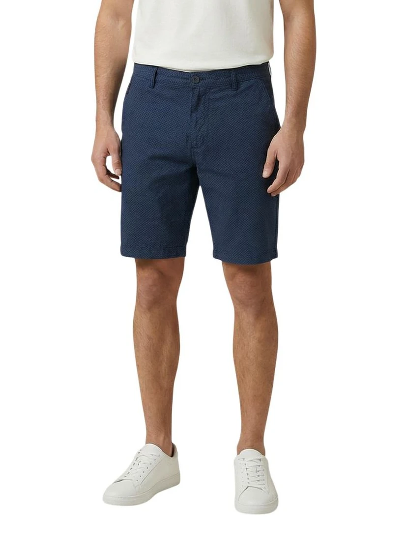 Blue Cotton Shorts
