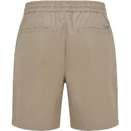 Beige Cotton Knee Length