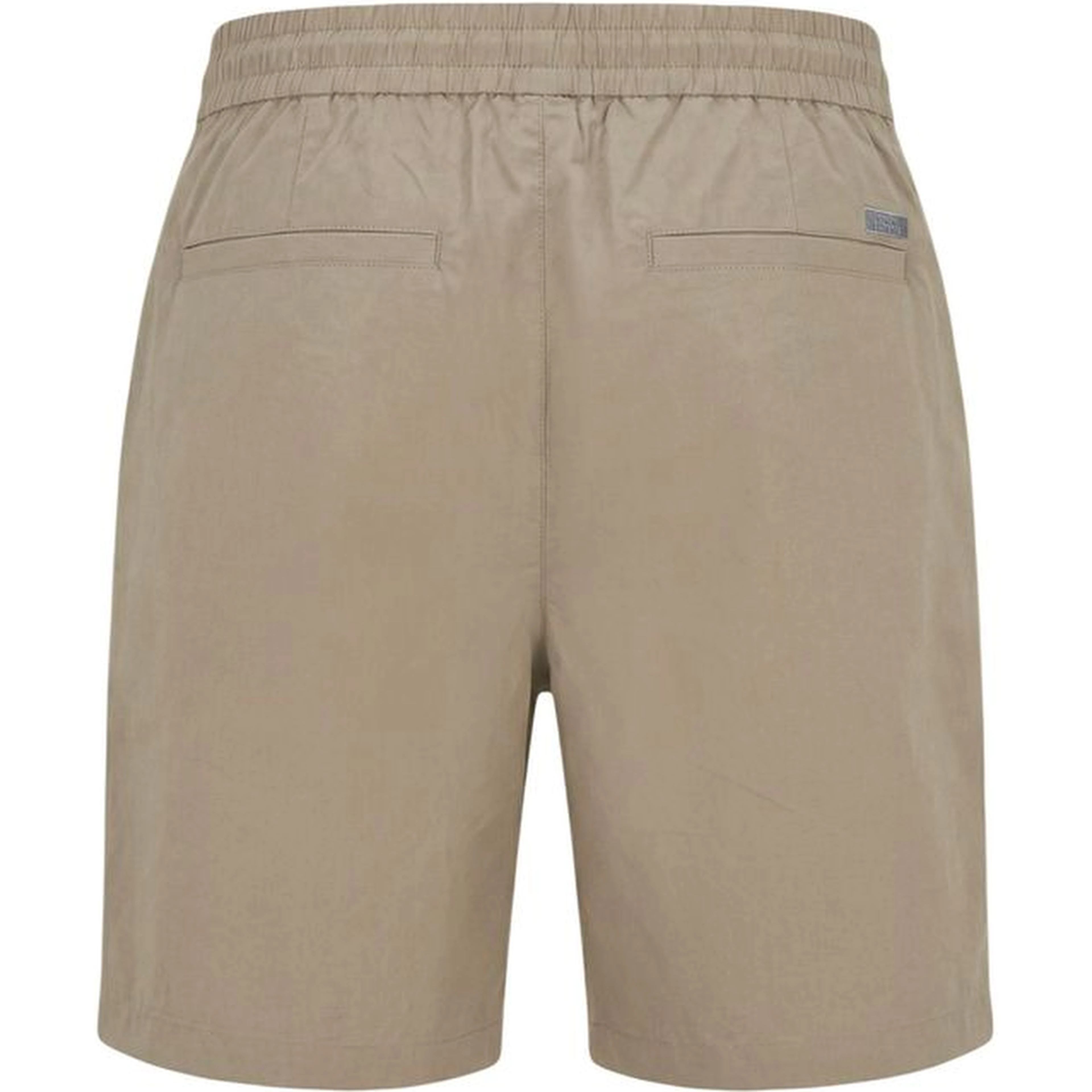 Beige Cotton Knee Length