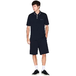 Blue Cotton Knee Length