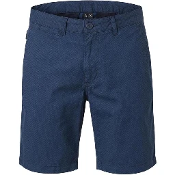 Blue Cotton Shorts