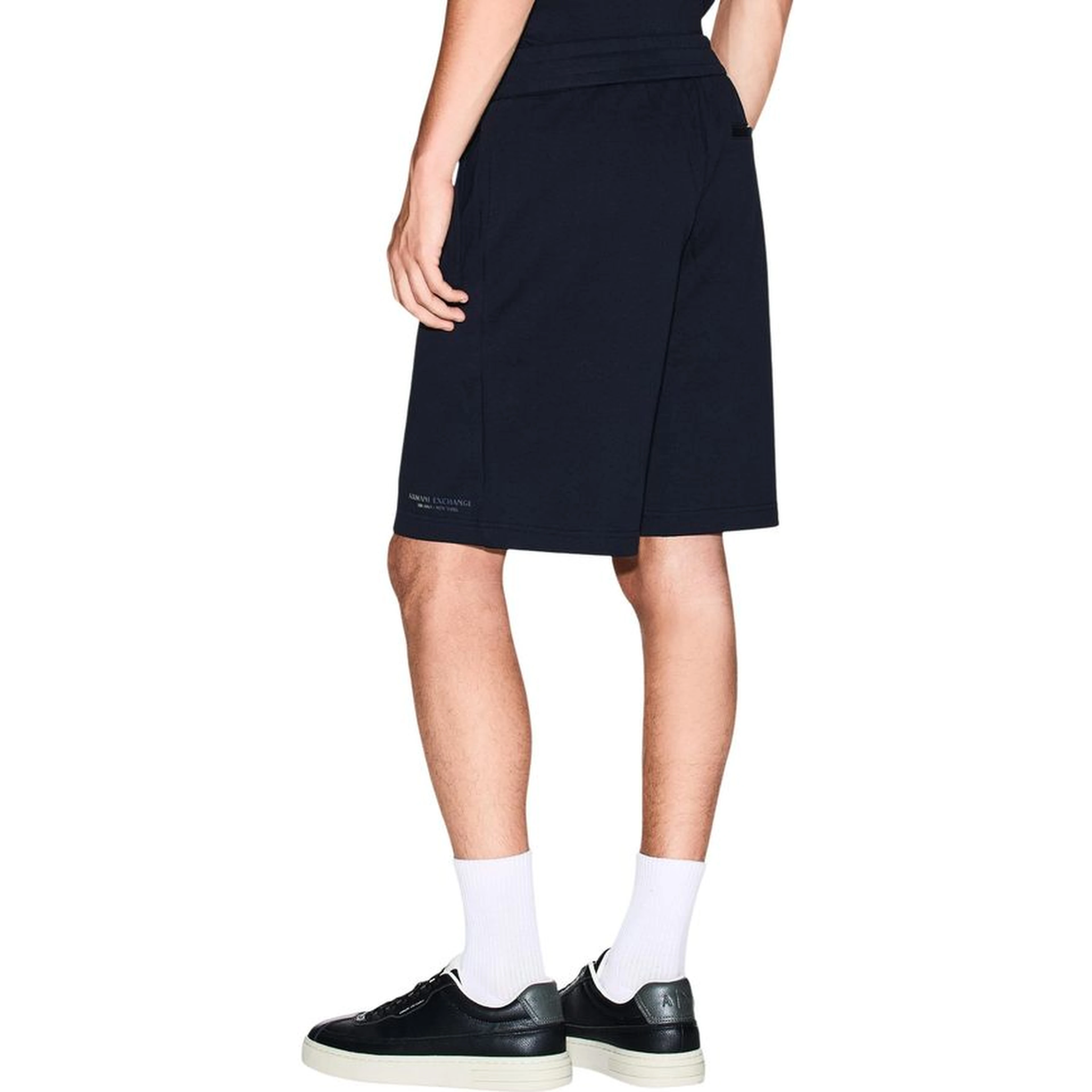 Blue Cotton Knee Length