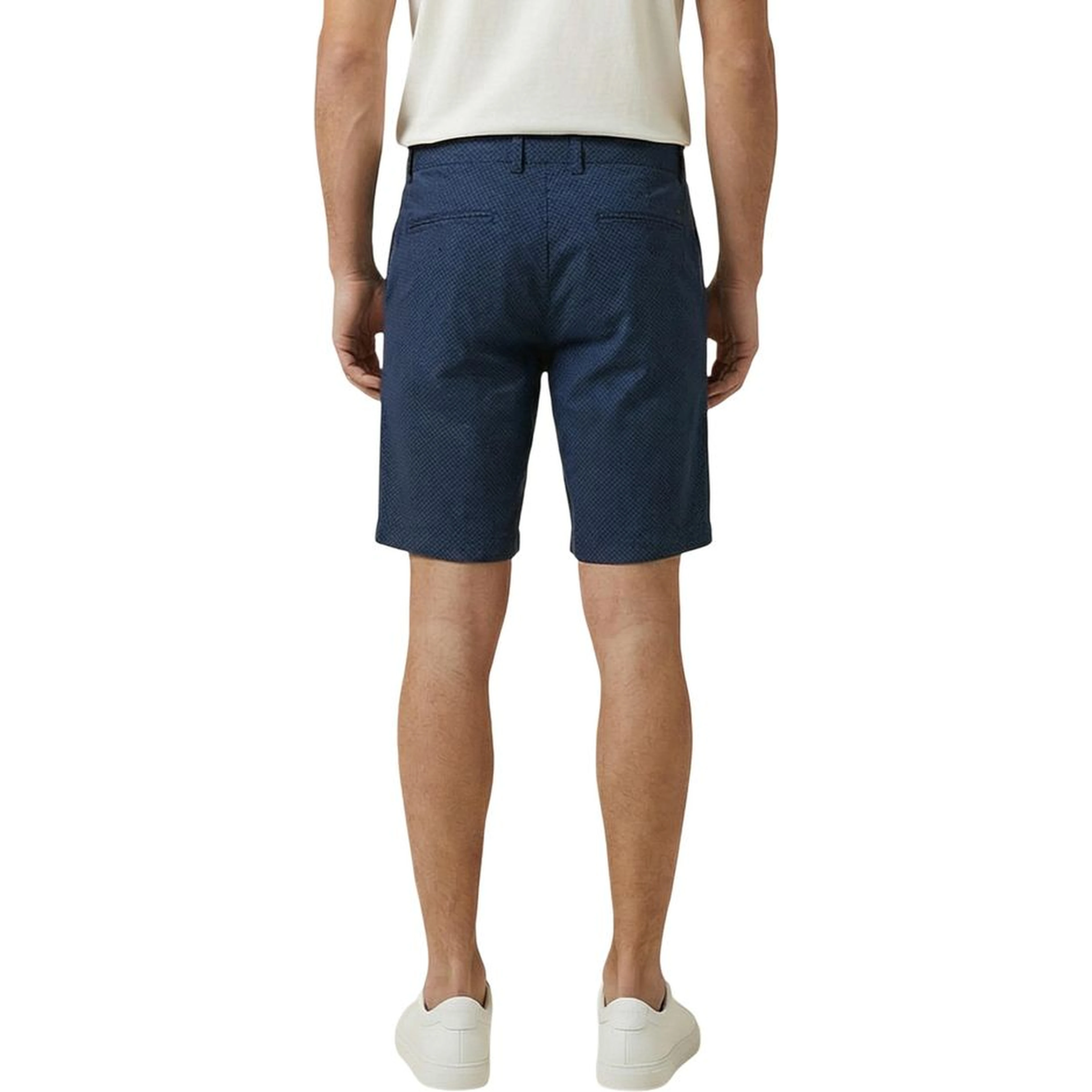 Blue Cotton Shorts