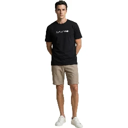Green Cotton Bermuda Shorts