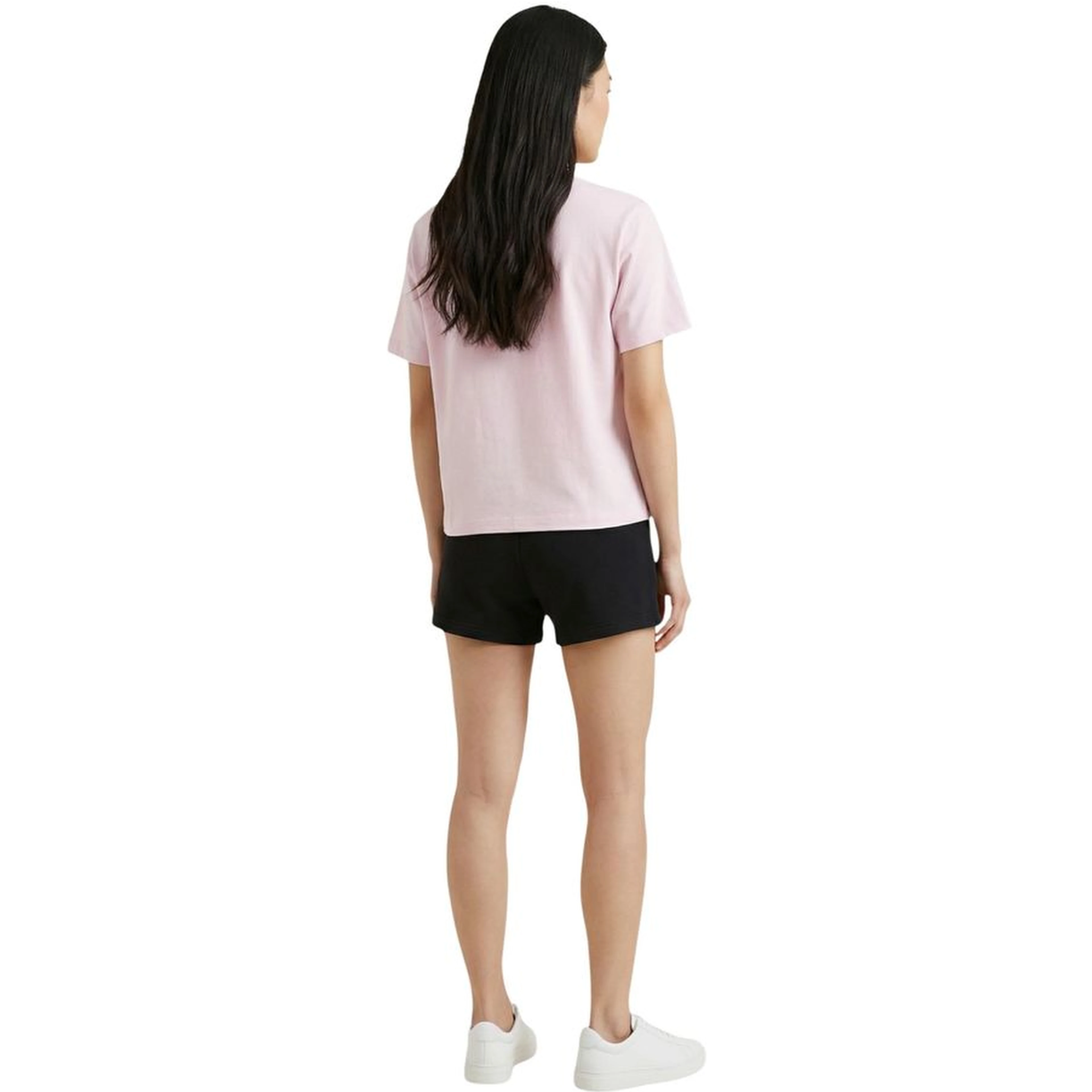 Black Recycled Cotton Short And Mini Shorts
