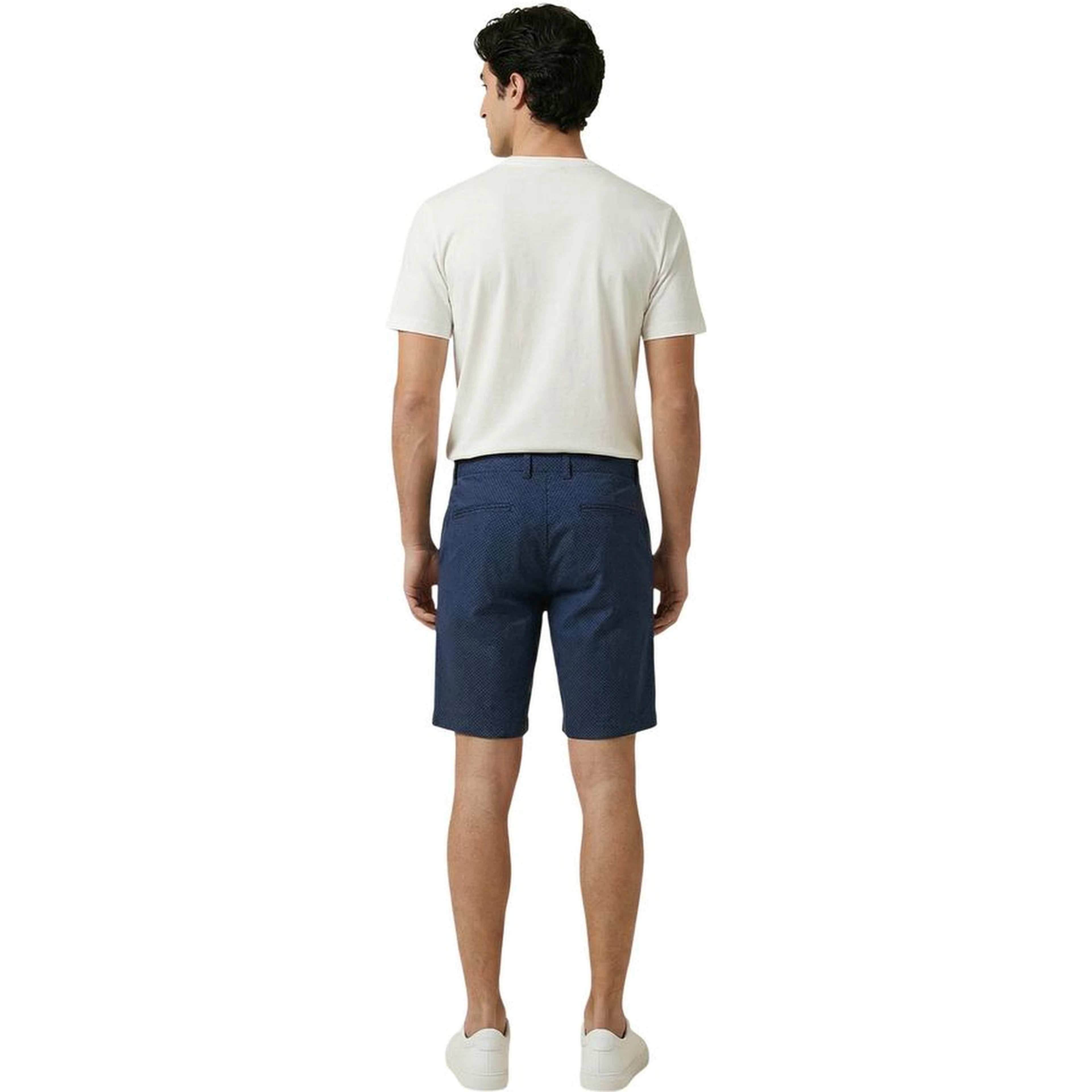 Blue Cotton Shorts
