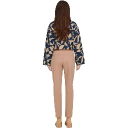 Beige Cotton Chino Pants