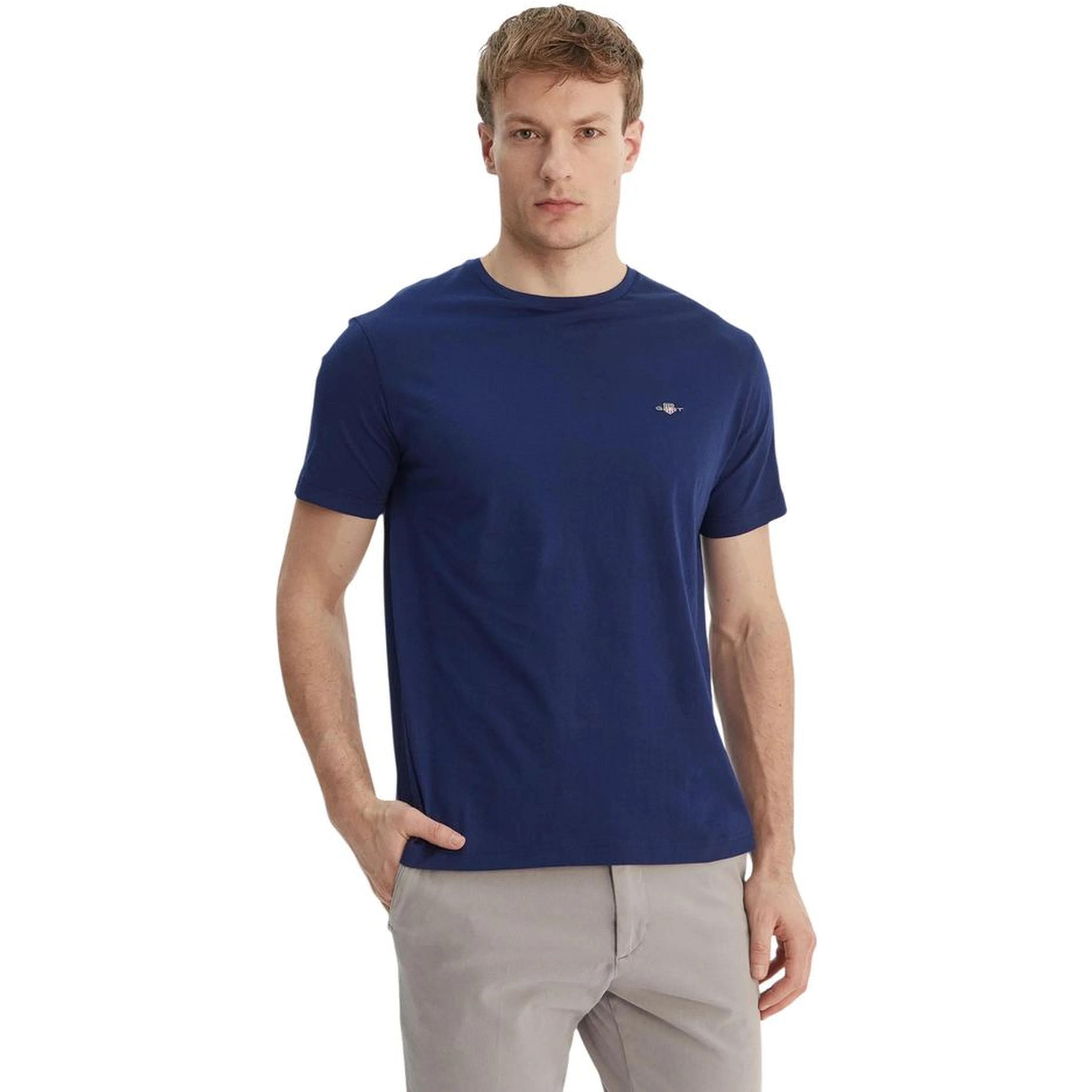 Blue Cotton T-Shirt