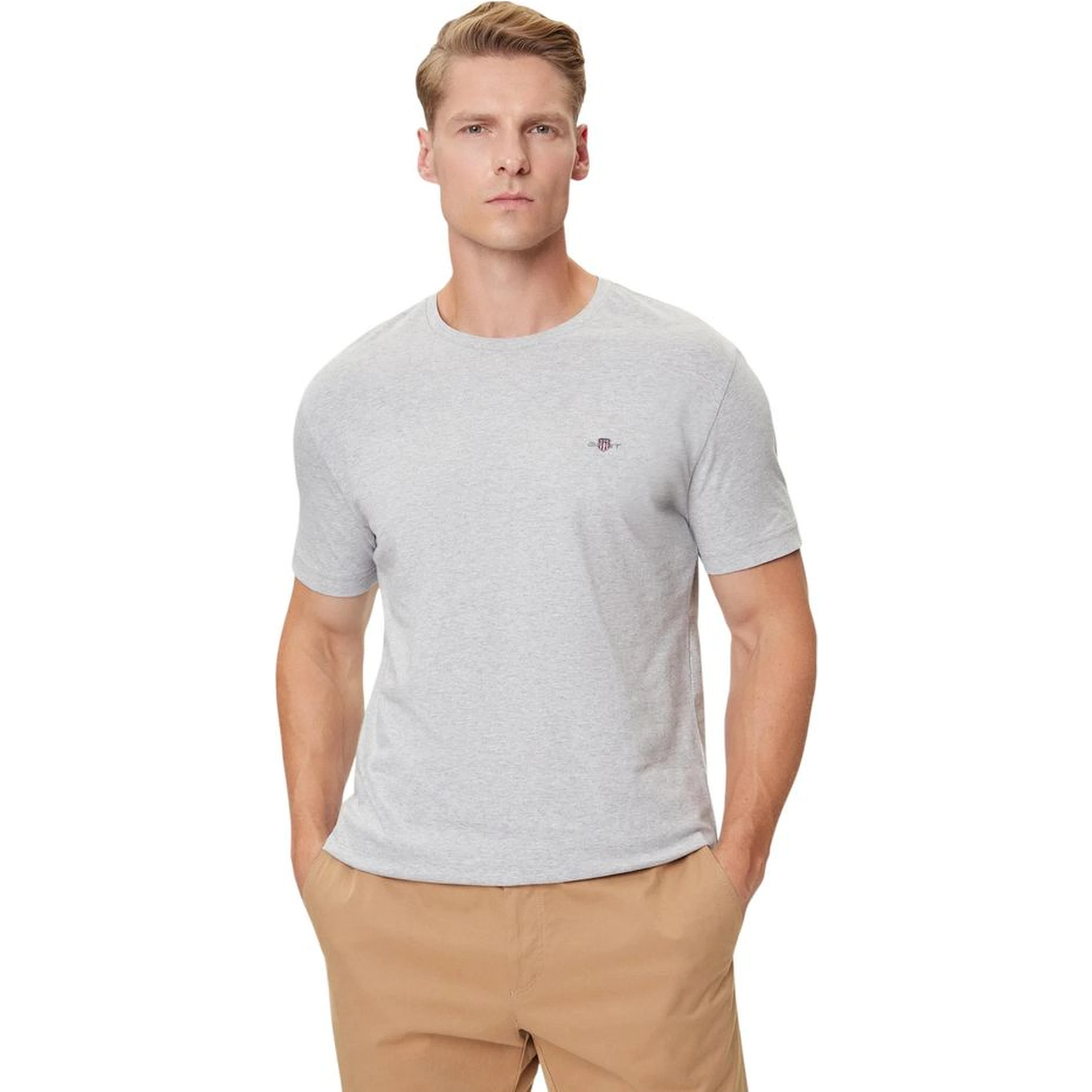 Gray Cotton T-Shirt