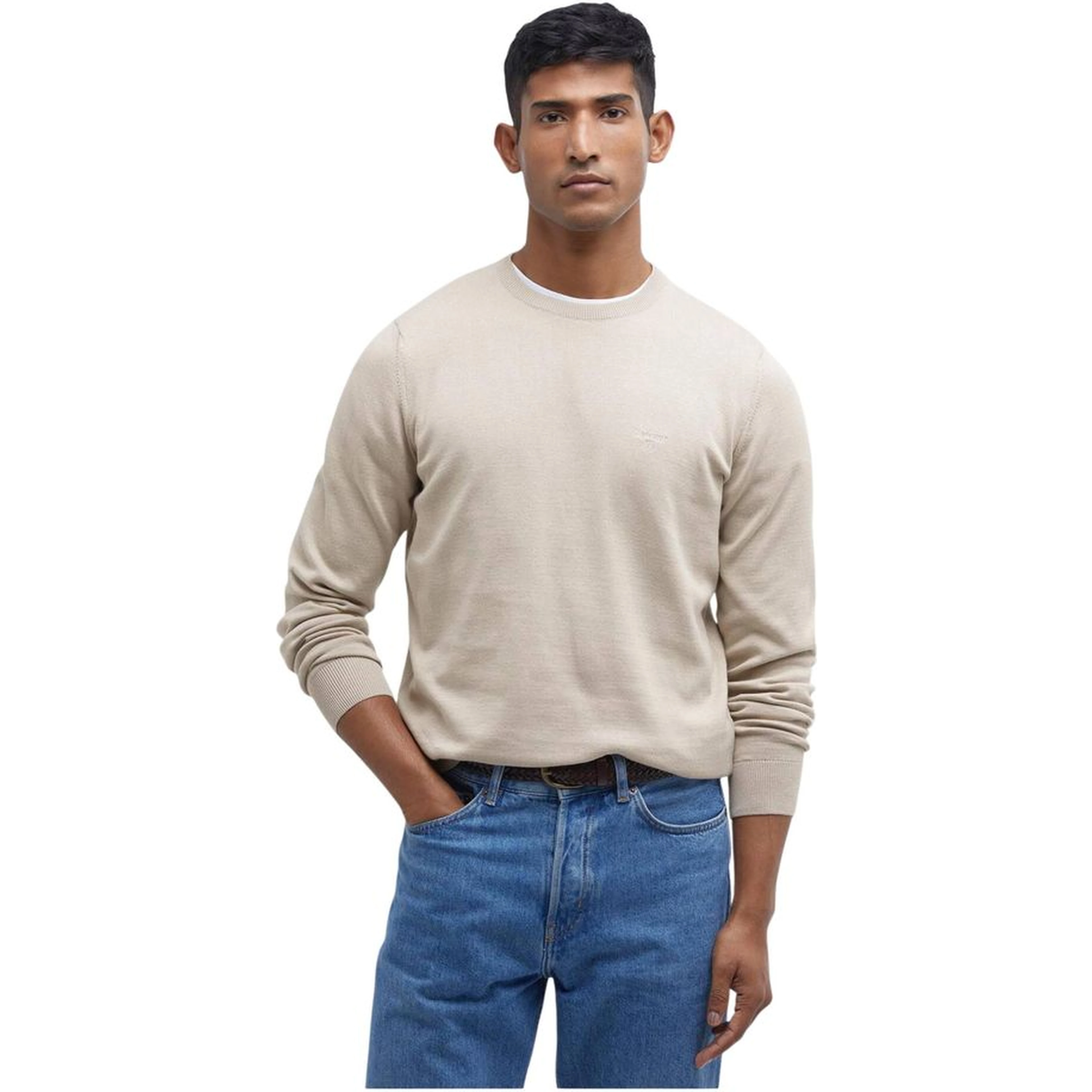 Beige Cotton Sweatshirt