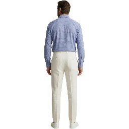 White Linen Casual Pants