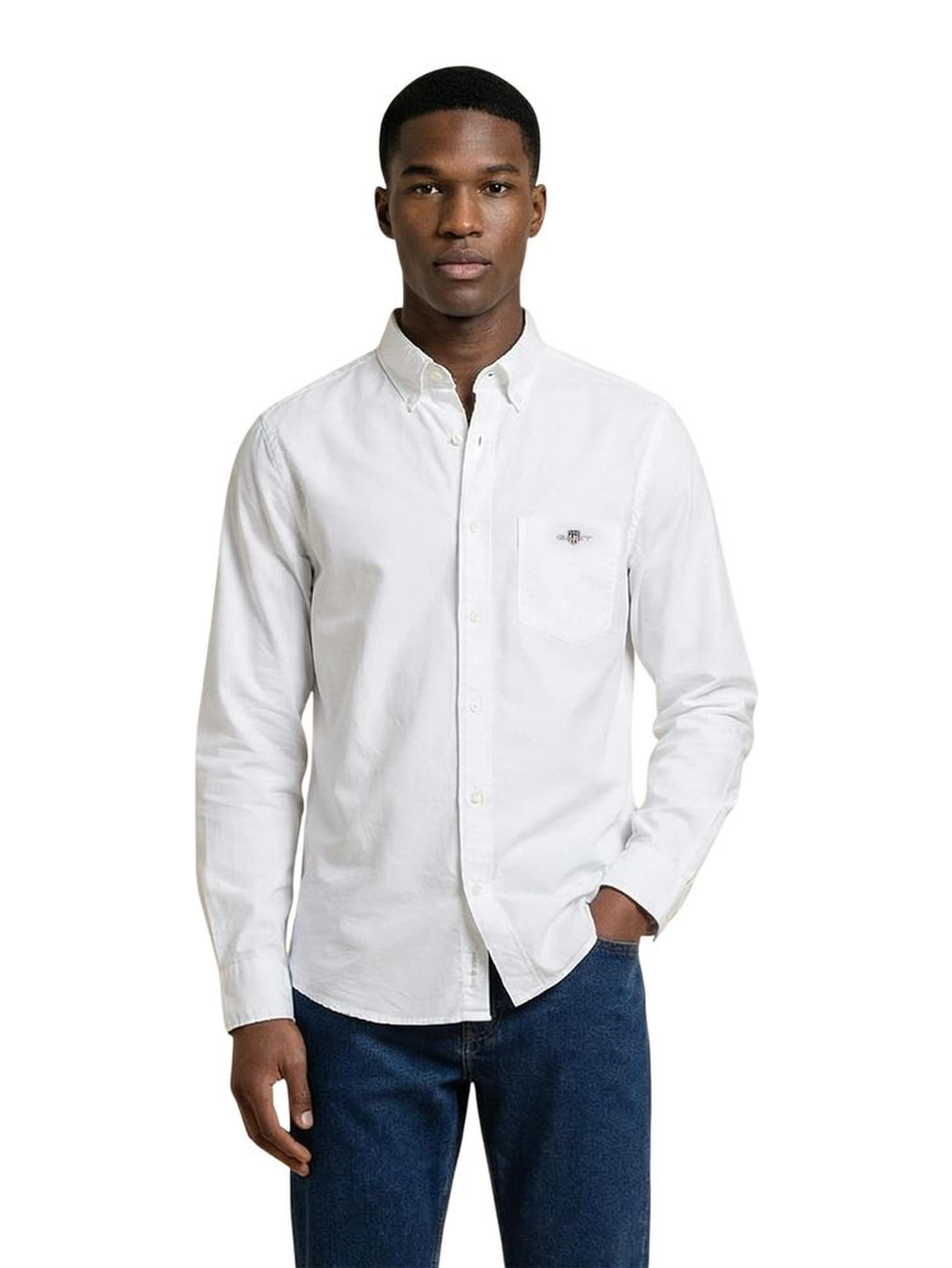 White Cotton Dress Shirt
