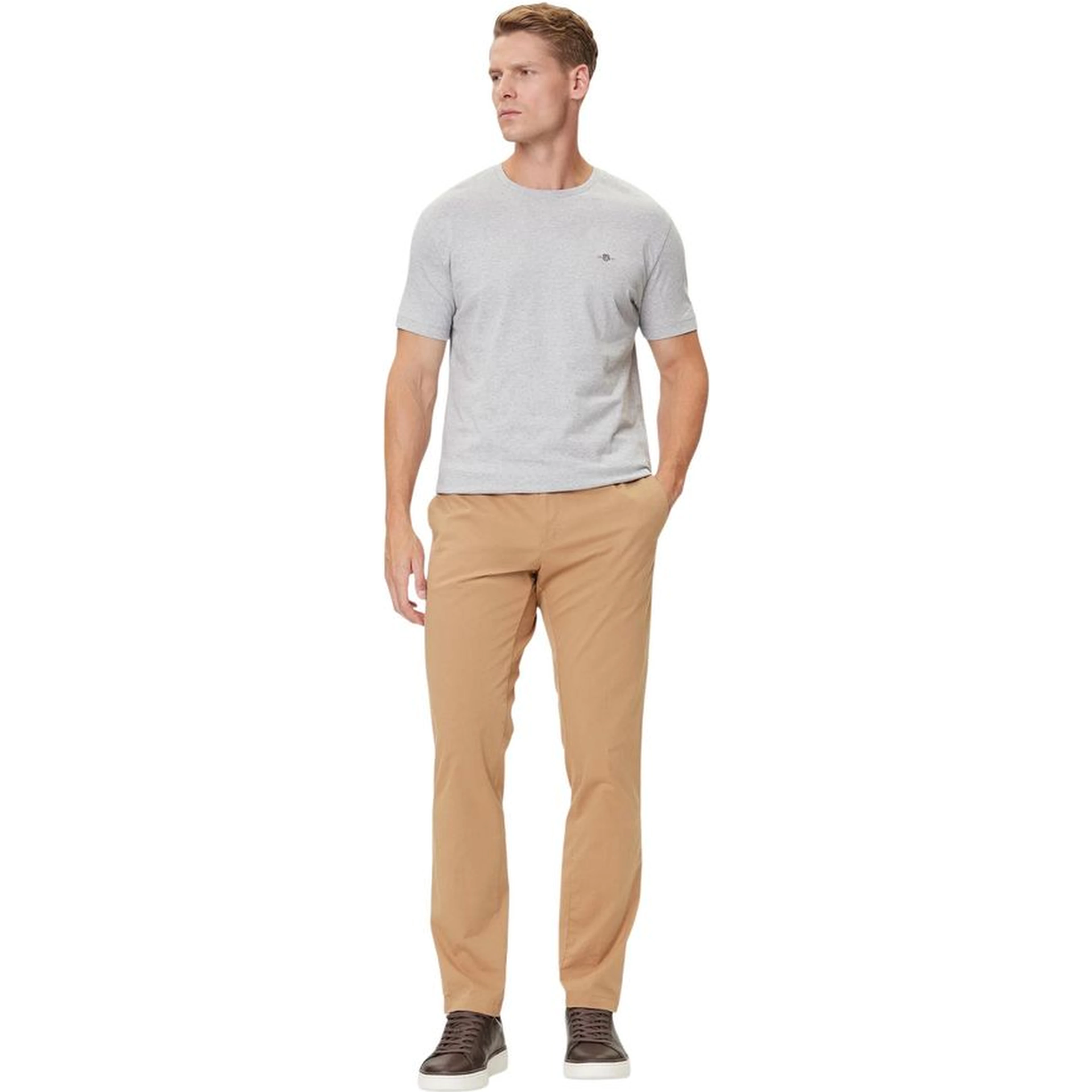 Gray Cotton T-Shirt