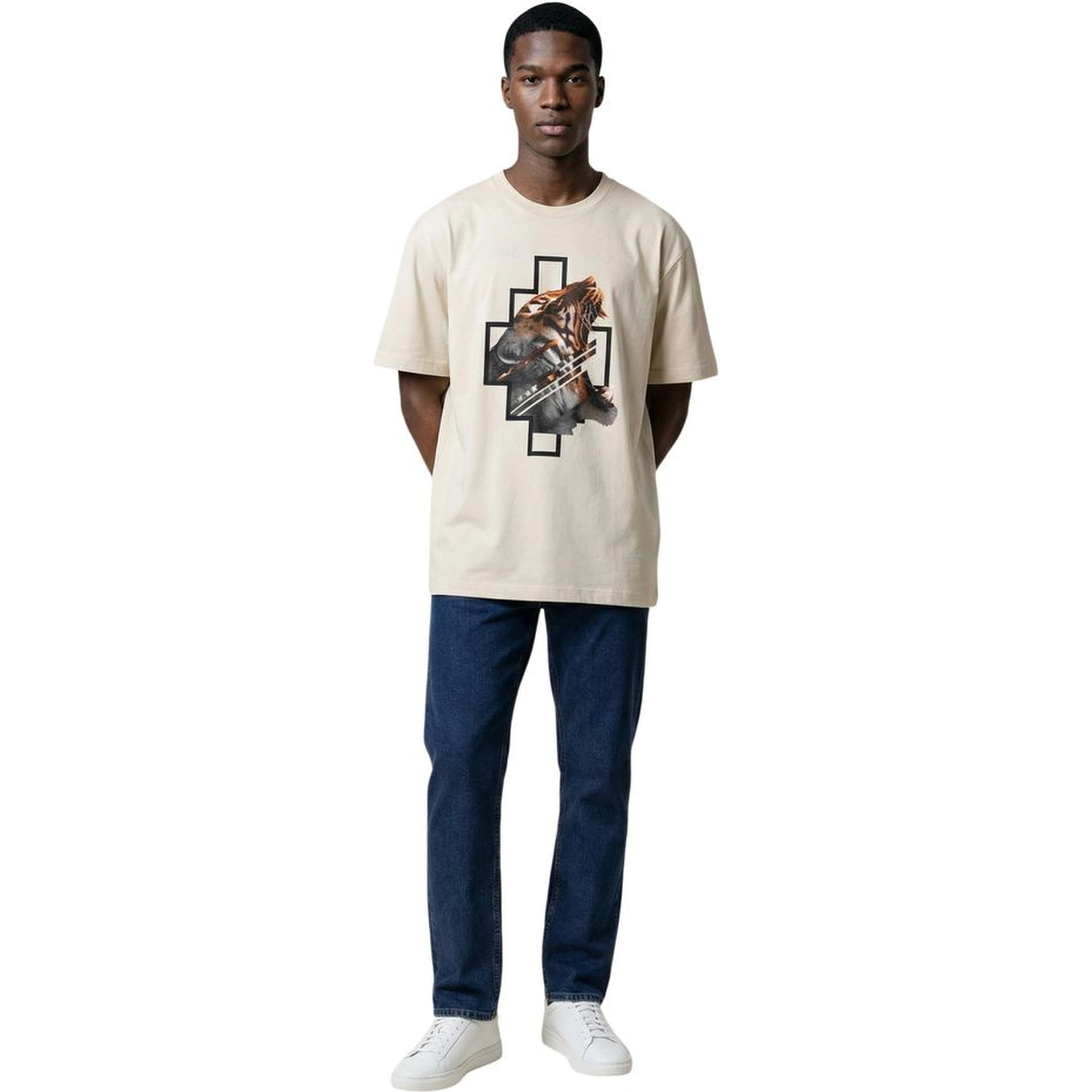 Beige Cotton T-Shirt