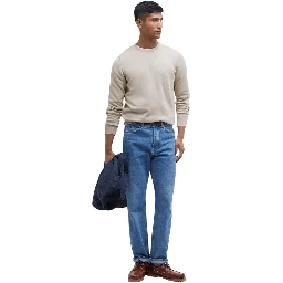 Beige Cotton Sweatshirt