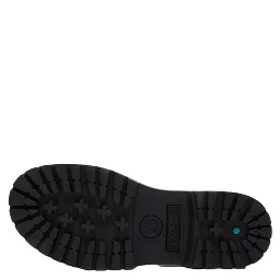 Black Leather Platform Sandals