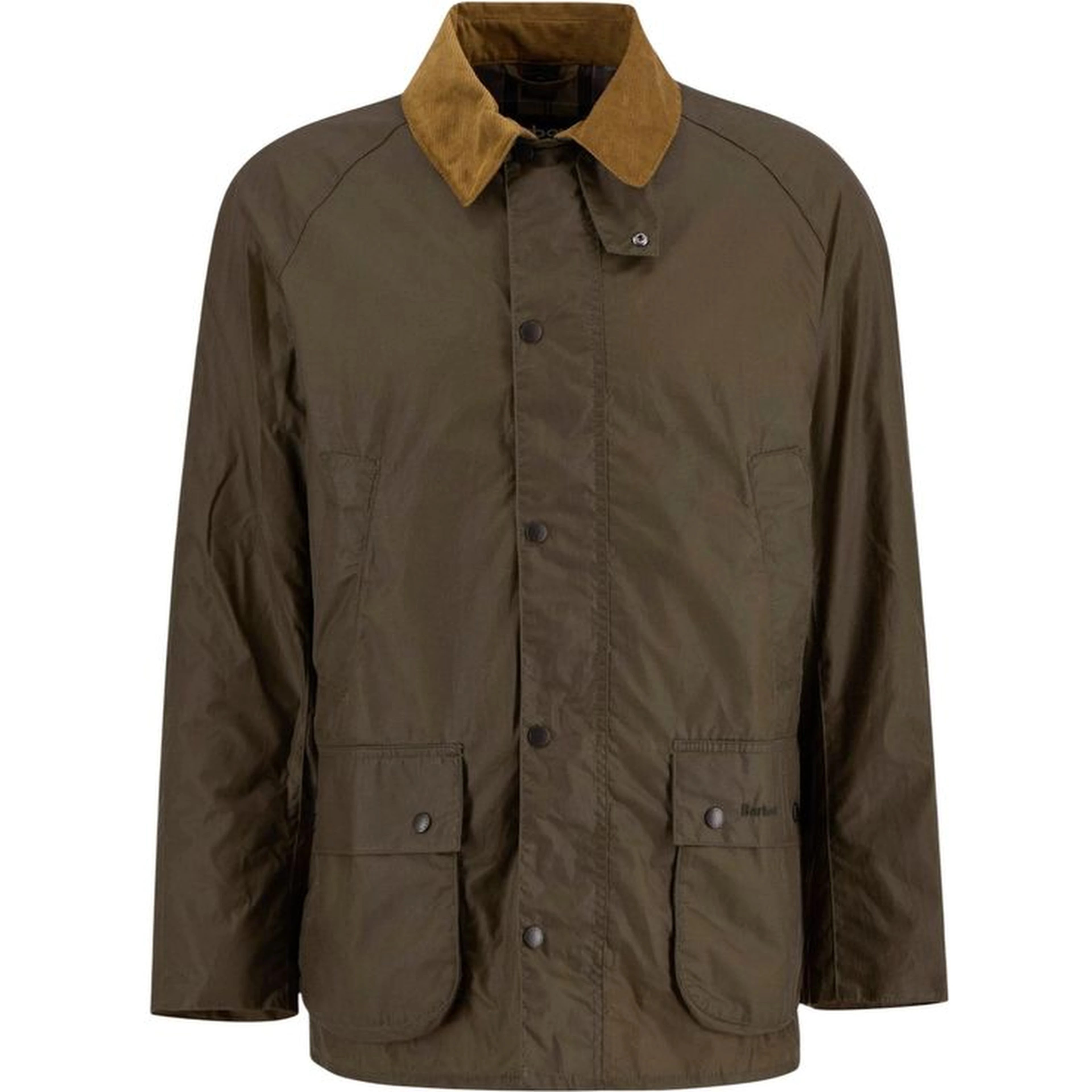 Green Cotton Full-Length Jacket