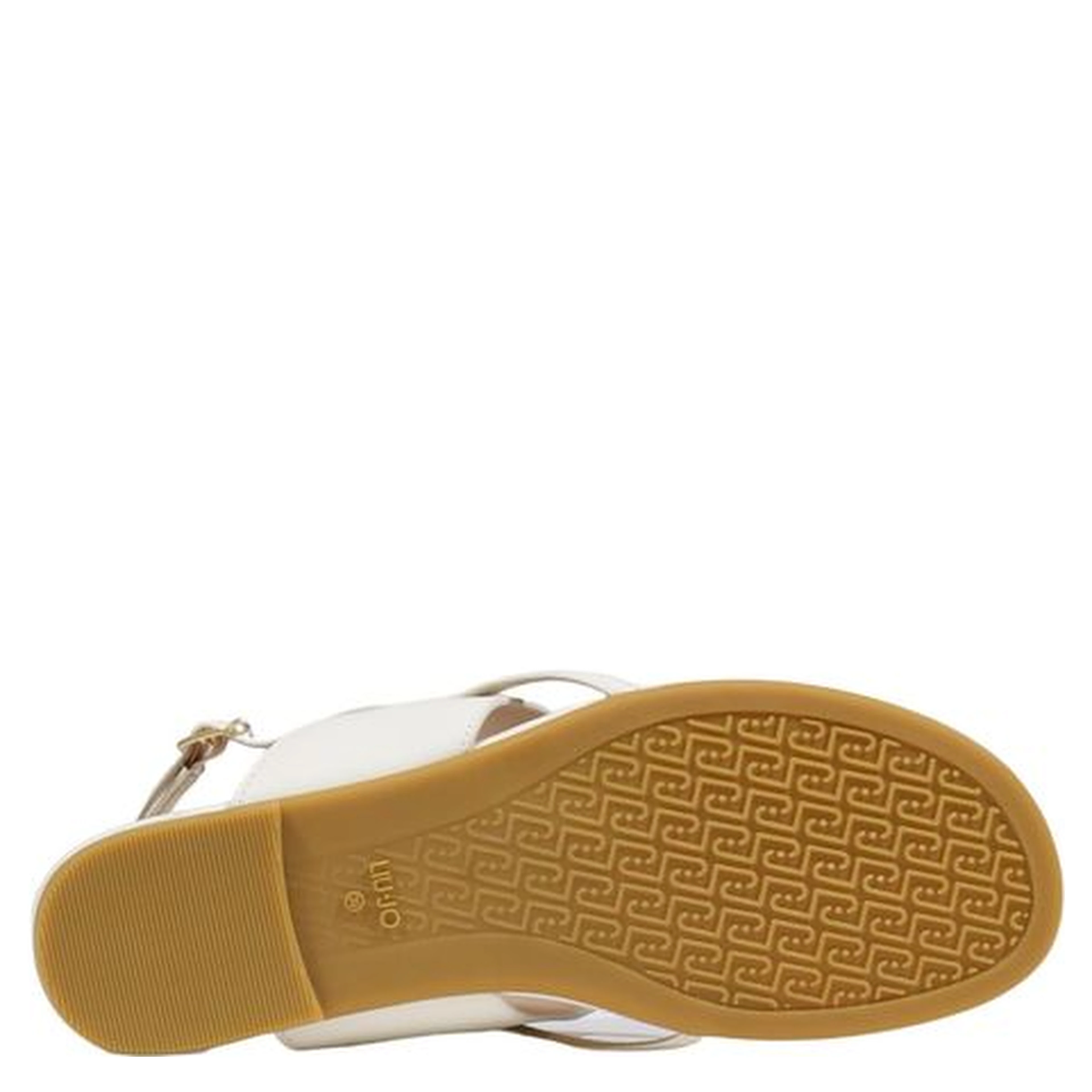 White Leather Flat Sandals