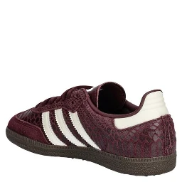 Bordeaux Leather Low Top Sneakers