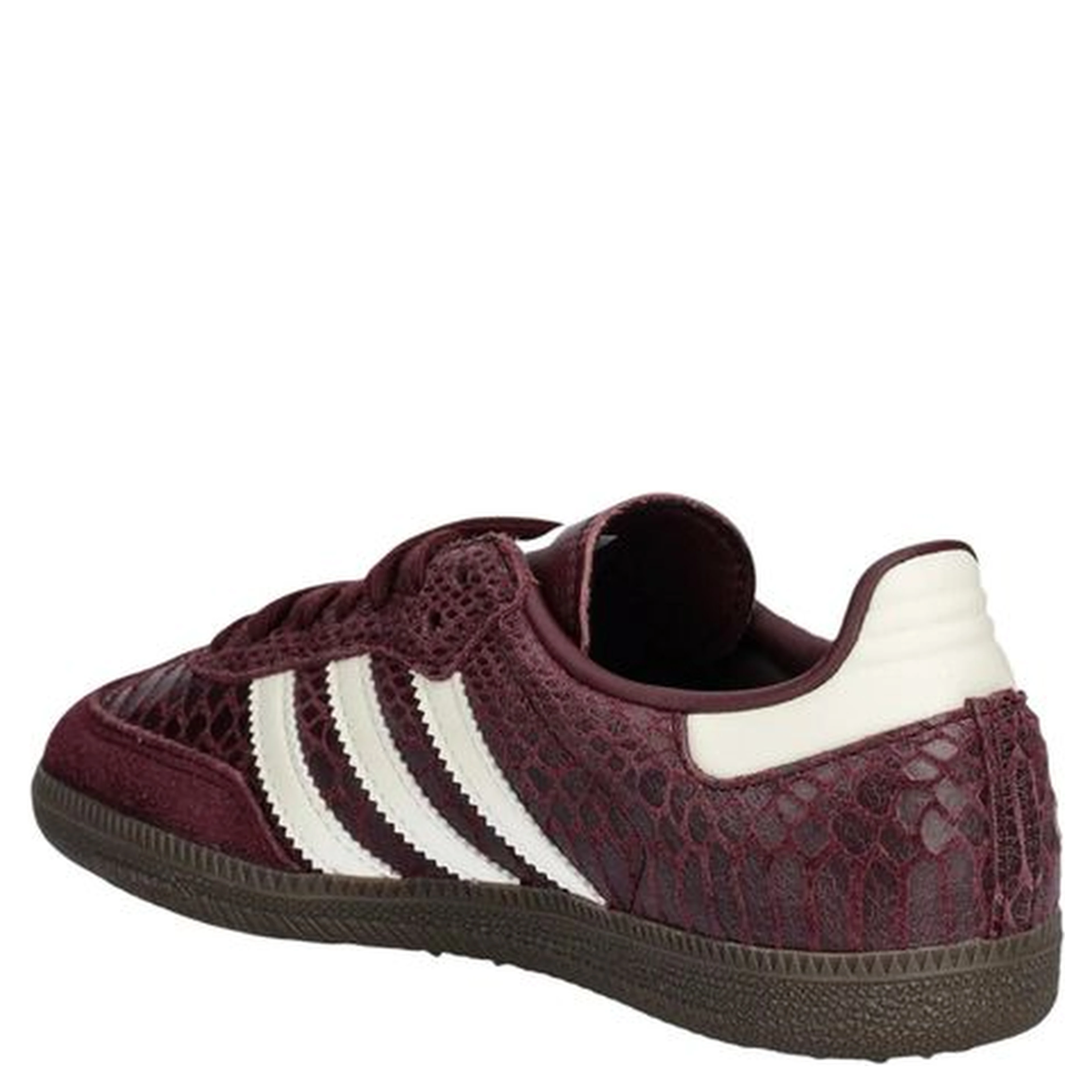 Bordeaux Leather Low Top Sneakers