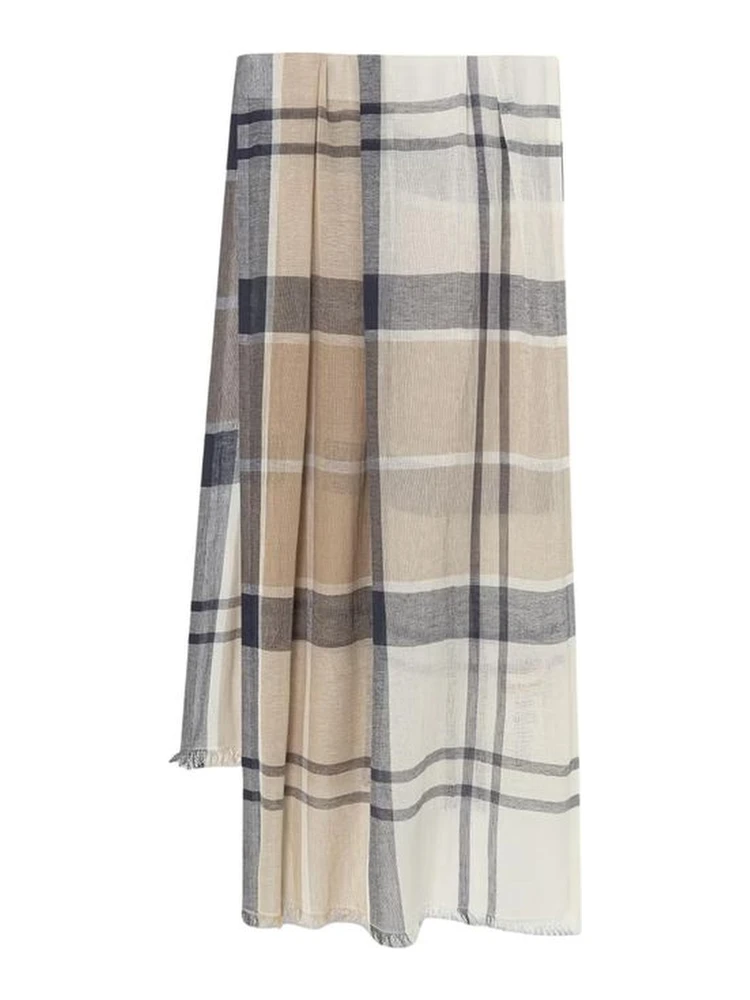 Cream Cotton Scarf