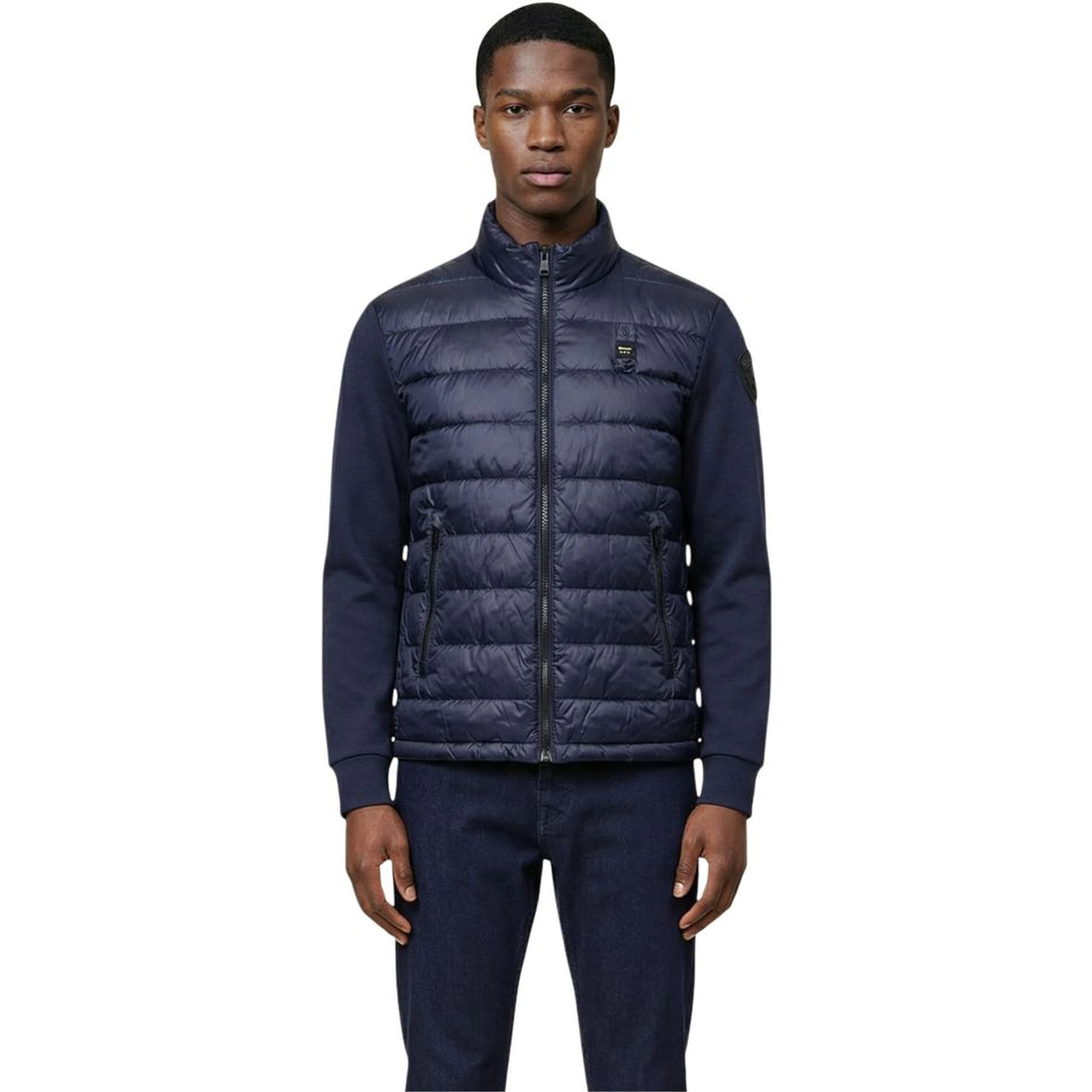 Blue Polyamide Shell Jacket