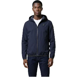 Blue Polyamide Shell Jacket