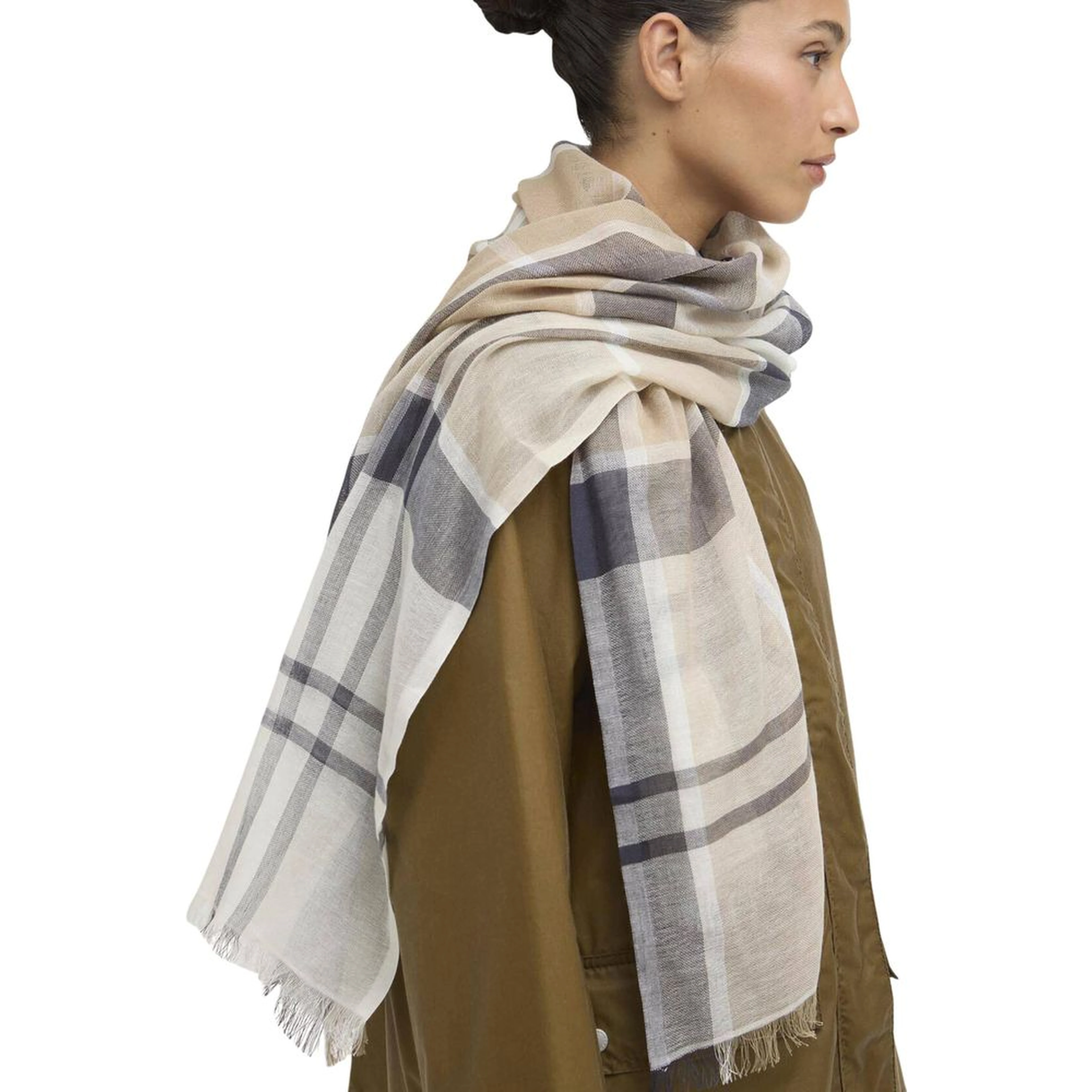 Cream Cotton Scarf